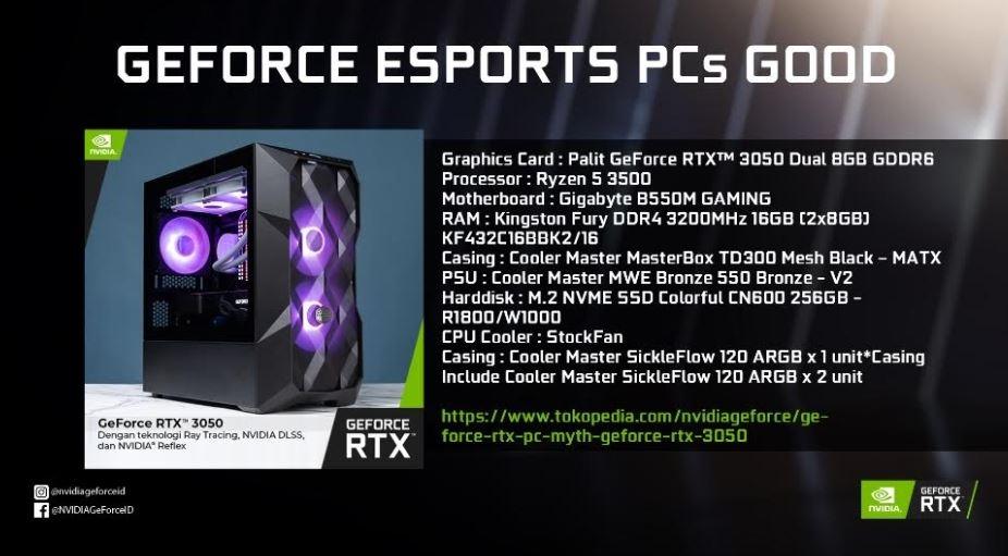 PC gaming GeForce yang 