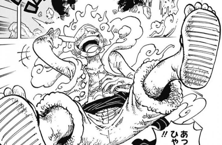 One Piece - Luffy menggunakan Gomu Gomu no Gigant. (fandom)