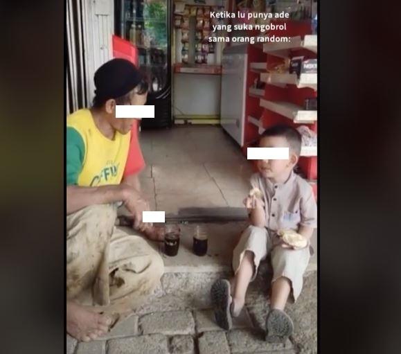 Pemuda yang suka mengobrol dengan orang santai ini membuat netizen merasa geli.  (TikTok/@paepalak)